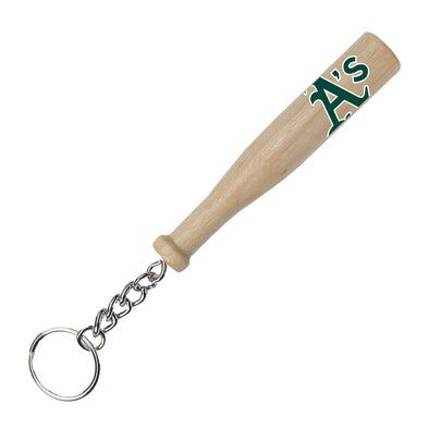 KEYCHAIN A'S BAT-NATURAL, ATHLETICS