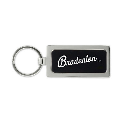 Bradenton Script Keychain