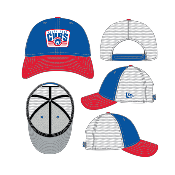 South Bend Cubs New Era Adjustable Toddler Patch Cap