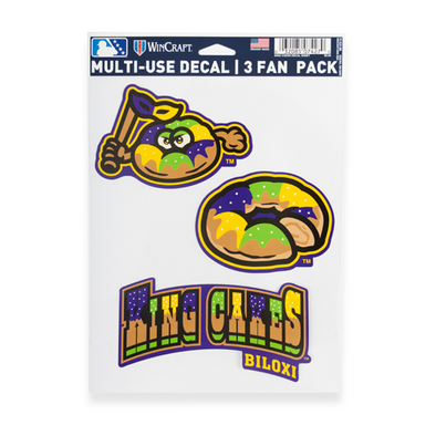 Biloxi King Cakes Decal Fan Pack