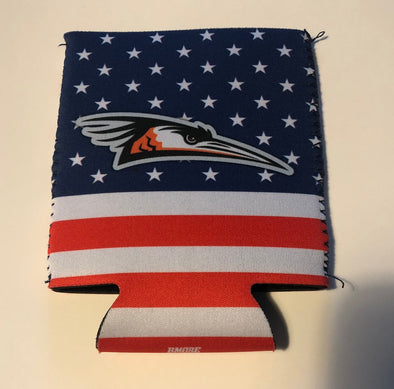 Delmarva Shorebirds American Flag Koozie