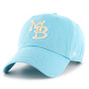 Myrtle Beach Pelicans 47 Brand Ladies Caribbean Blue Game Clean Up Cap