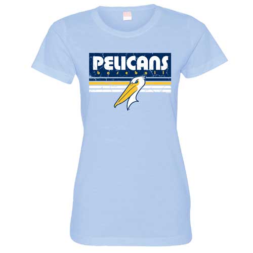 Myrtle Beach Pelicans Bimm Ridder Ladies Light Blue Ultrawarm Tee