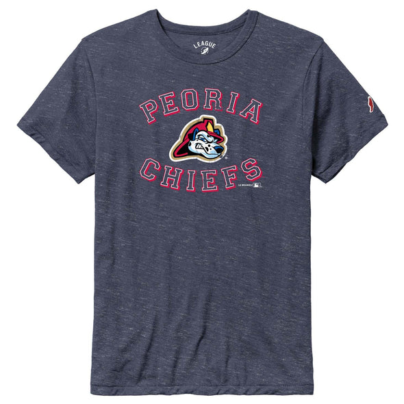 Peoria Chiefs Victory Falls Tee Heather Navy