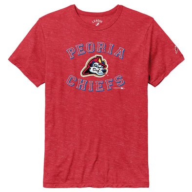 Peoria Chiefs Victory Falls Tee Heather Red