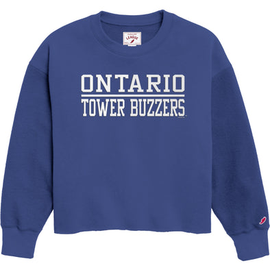 Ladies OTB Reverse Fleece Oversized Midi with White Puff