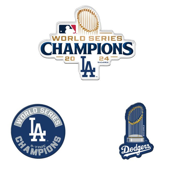 Los Angeles Dodgers 2024 Wincraft World Series Champions 3-piece Magnet Set