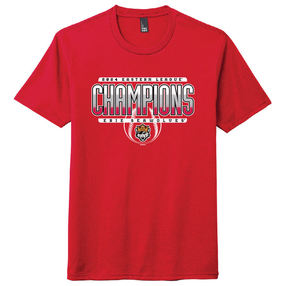 Erie SeaWolves BR 2024 Eastern League Champs Crown Ball Tee