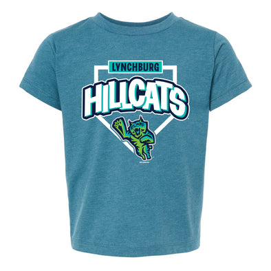 Lynchburg Hillcats Teal Toddler Tee