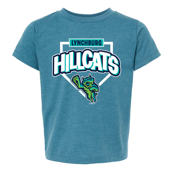 Lynchburg Hillcats Teal Toddler Tee