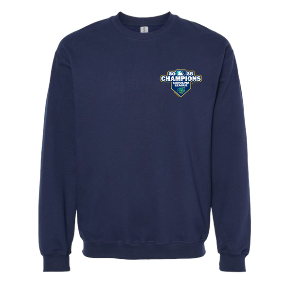Lynchburg Hillcats 2025 Carolina League Champions Softsyle Crewneck Sweathshirt