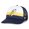 Myrtle Beach Pelicans 47 Brand Navy Alternate Liftoff Adjustable Trucker Cap