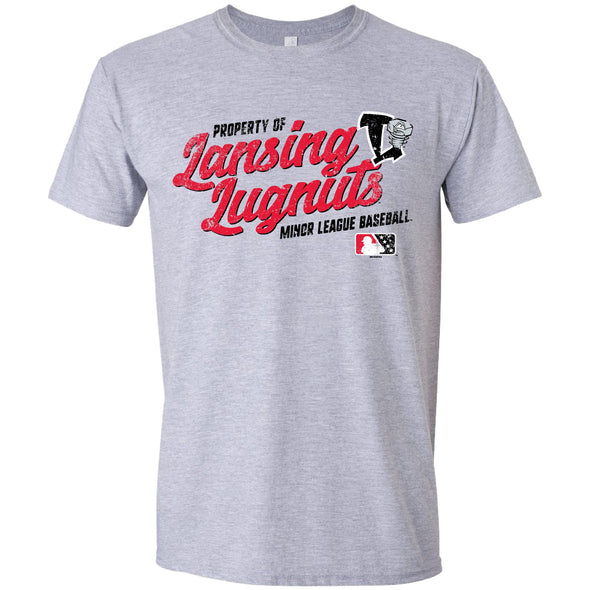 Lansing Lugnuts "Property Of" T-shirt