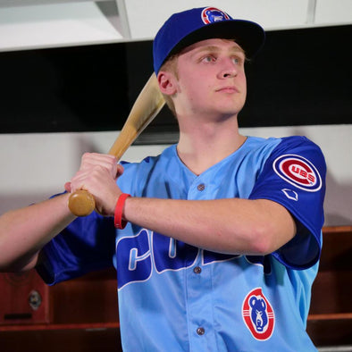 South Bend Cubs Authentic On Field Light Blue Jersey