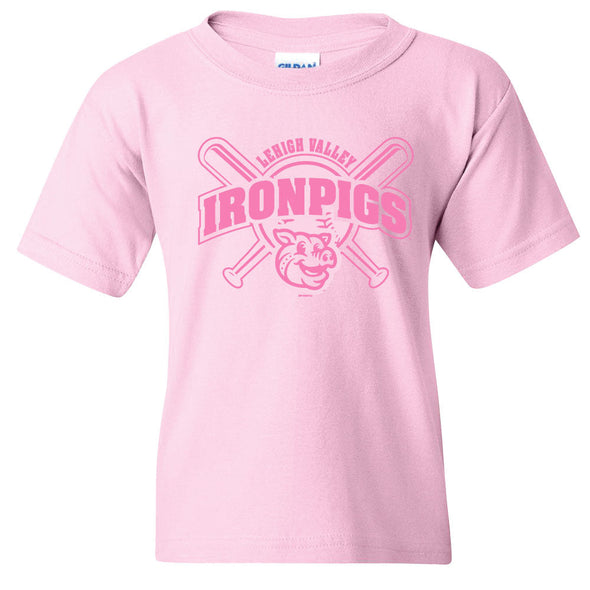 Lehigh Valley IronPigs Pink Girls Youth Tee