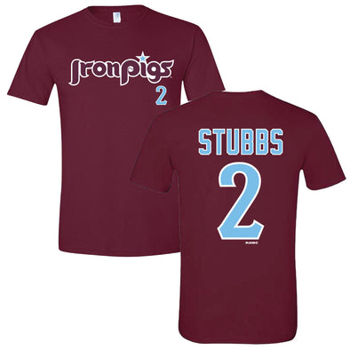 Lehigh Valley IronPigs Stubbs Name and Number Tee