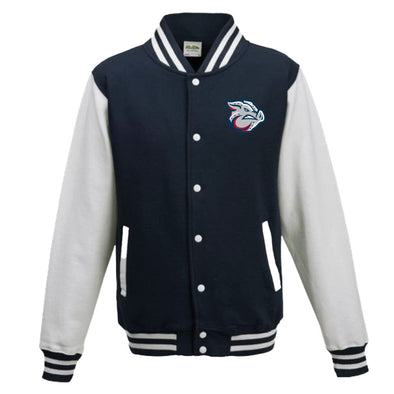 Lehigh Valley IronPigs Navy and White Letterman Jacket