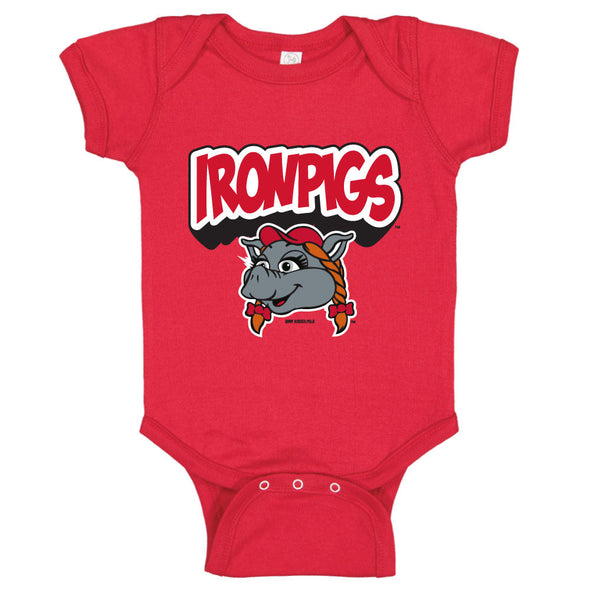 Lehigh Valley IronPigs Fefe Infant baby Onesie