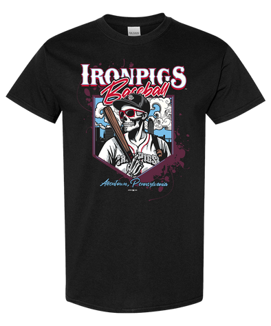 Lehigh Valley IronPigs Cool Skelly Mens Tee