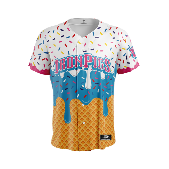 Lehigh Valley IronPigs Adult Ice Cream Jersey Presale