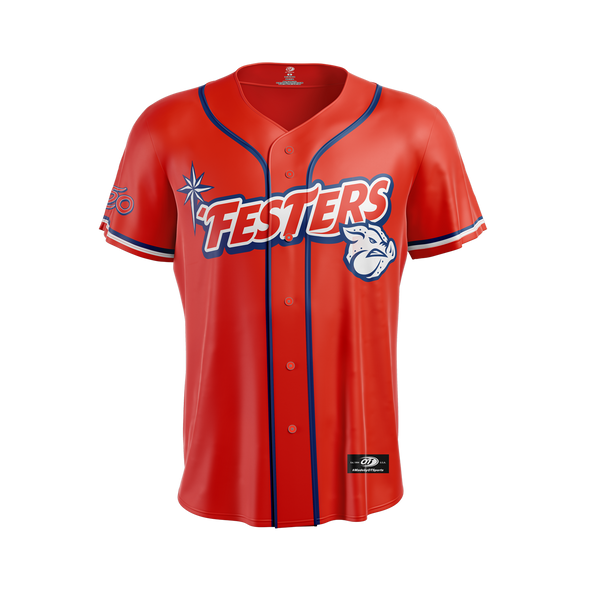 Lehigh Valley IronPigs Red Festers USA 250 Jersey