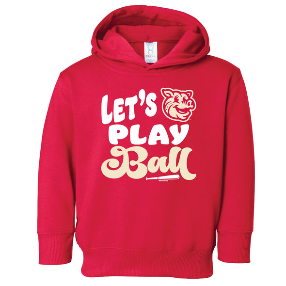 Lehigh Valley IronPigs Toddler Red Faux back Hoodie