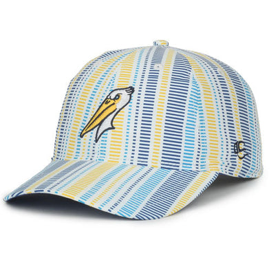 Myrtle Beach Pelicans Outdoor Cap Ladies Ava Stripes Alternate Adjustable Cap