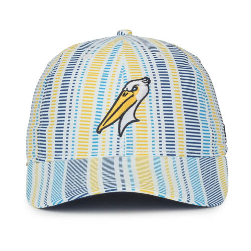 Myrtle Beach Pelicans Outdoor Cap Ladies Ava Stripes Alternate Adjustable Cap