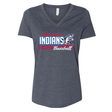 Spokane Indians Ladies Rubydoo Redband V-Neck Tee