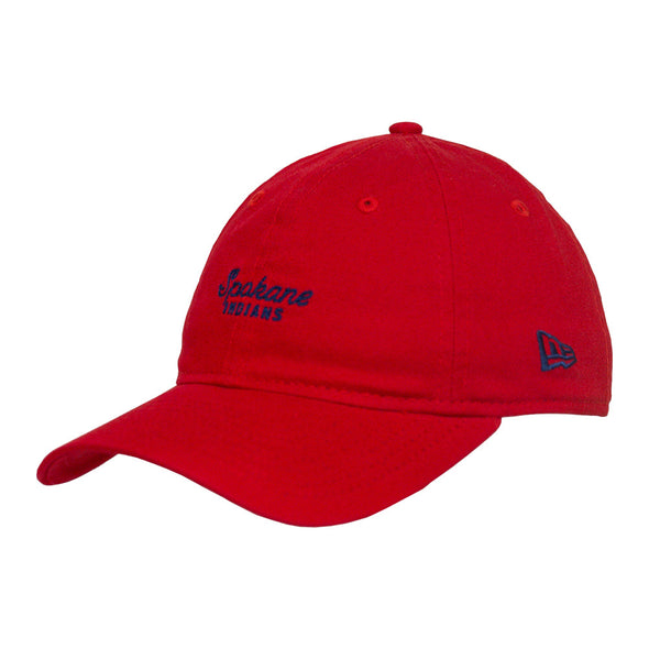 Spokane Indians Kids New Era Red Throwback Adj Cap