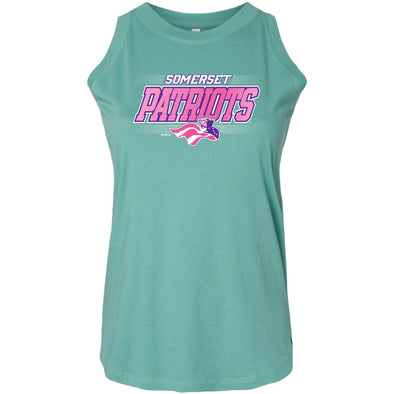Somerset Patriots Women's Saltwater Esther Relaxed Tank Tee
