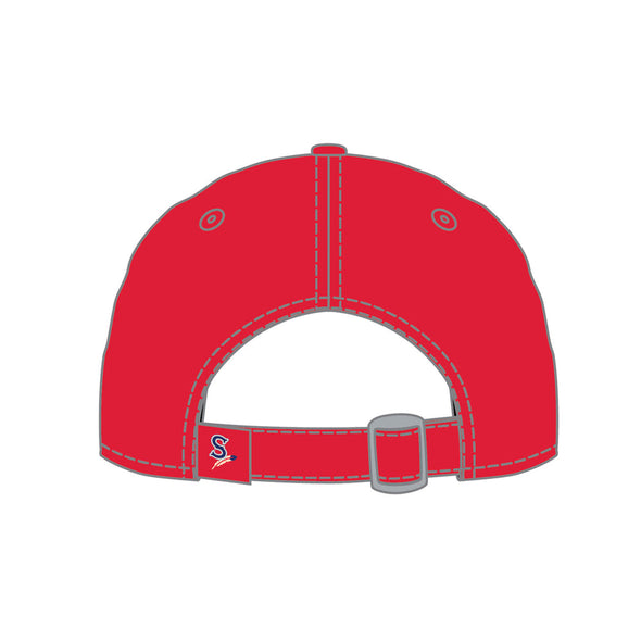 Spokane Indians Ladies New Era Red Throwback Adj Cap