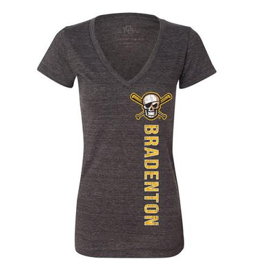 Bradenton Marauders Vertical Logo V-Neck Tee