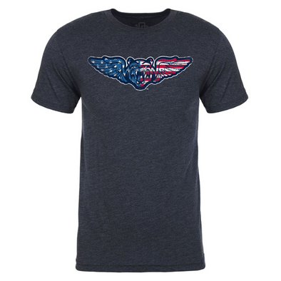 Lakeland Flying Tigers Patriotic T-Shirt - Home Logo