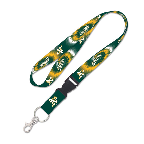 LANYARD A'S/ATHLETICS TIE DYE, ATHLETICS