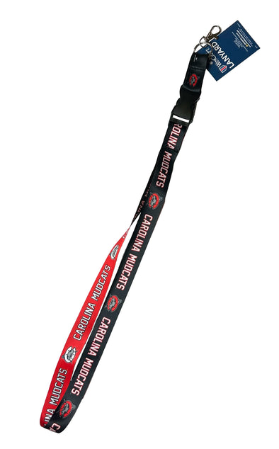 Carolina Mudcats Black Clip Lanyard