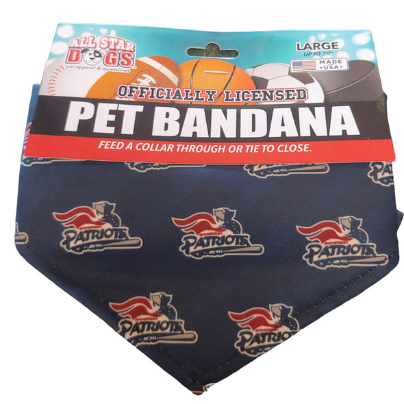 Somerset Patriots Pet Bandana