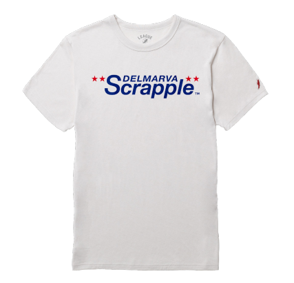 Delmarva Shorebirds League Scrapple Script Tee