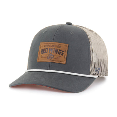 Rochester Red Wings Leather Patch Trucker