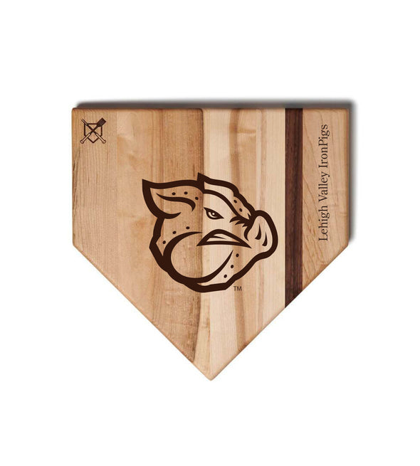 Lehigh Valley IronPigs 17"  Homeplate Cutting Board PRESALE