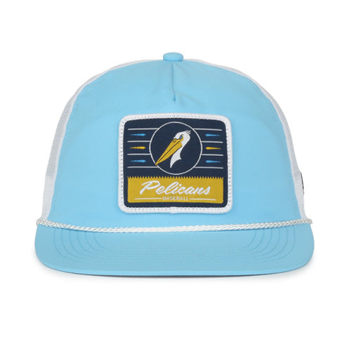 Myrtle Beach Pelicans Outdoor Cap Light Blue Alternate Boomer Snapback Cap