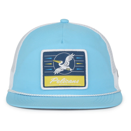 Myrtle Beach Pelicans Outdoor Cap Light Blue City Boomer Snapback Cap