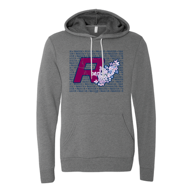 Rochester Red Wings ROC the Lilac Gray Hoodie