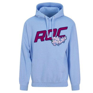 Rochester Red Wings ROC the Lilac Light Blue Hoodie