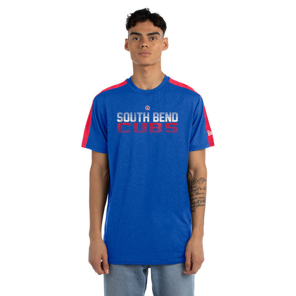 South Bend Cubs New Era Men's Lines Tee