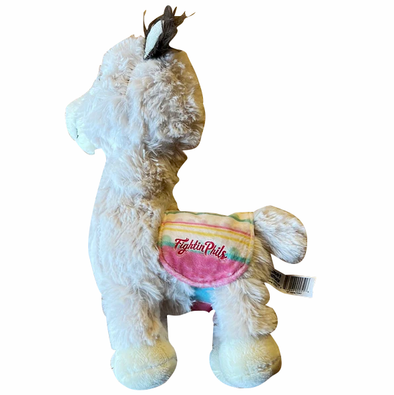 Mascot Factory Tony & Tina Llama w/ Striped Saddle