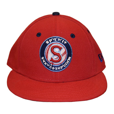 Spokane Indians New Era 59FIFTY Fitted Red Low Crown Cap