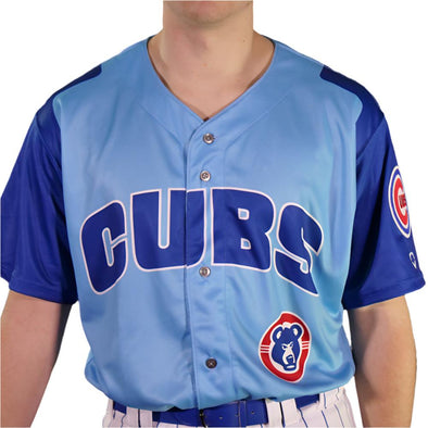 South Bend Cubs Youth Light Blue Jersey