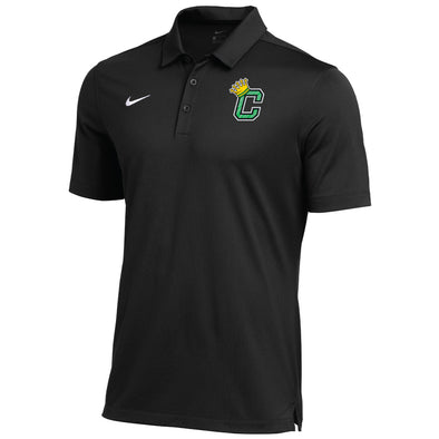 Clinton Lumberkings  "C Crown" Black Nike Dri Fit Polo