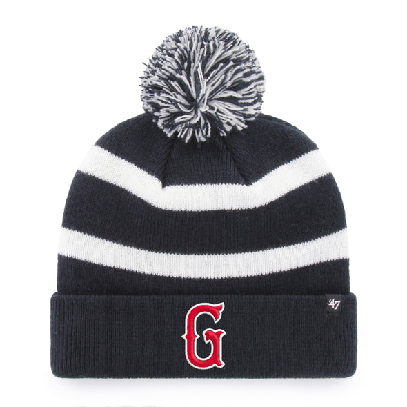 Greenville Drive 47 Brand Navy and White Breakaway Beanie